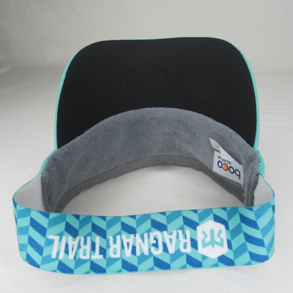 Ragnar Trail Aqua Blue Green Running Visor Boco Gear OS - Picture 6 of 7